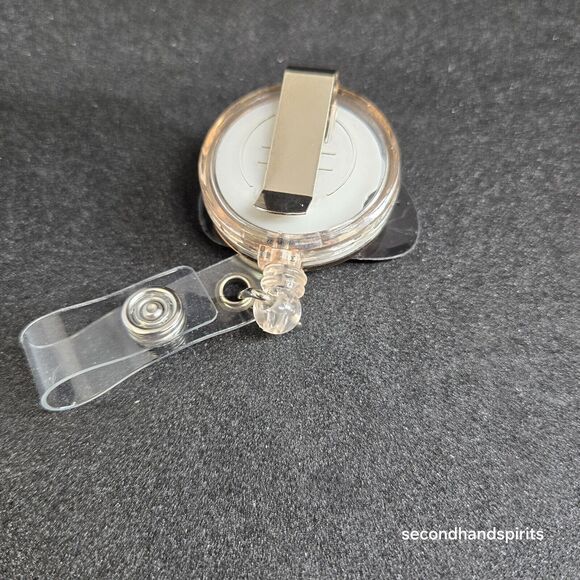 Taco Badge Reel, Retractable Badge Holder Clip, ID Holder - Picture 2 of 2